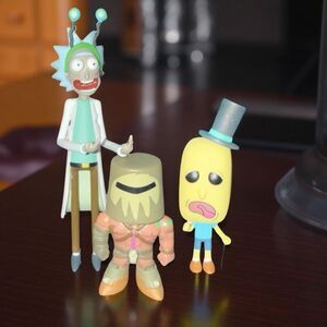 Rick Morty Figures Rick Sanchez Explicit Funko Mystery HEMORRHAGE Mr Butthole B7